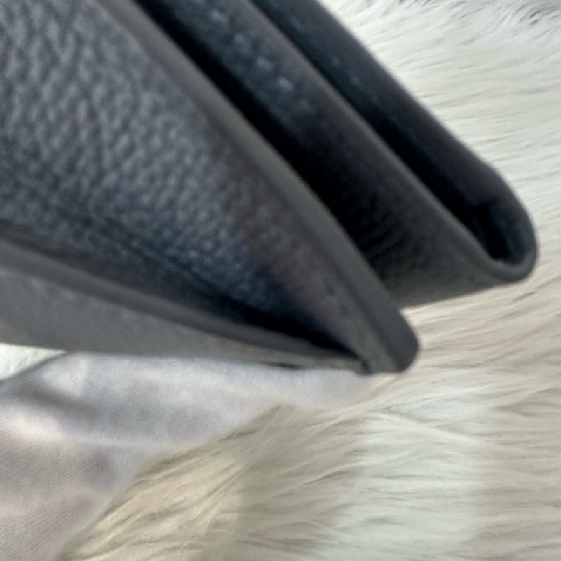 Loewe 821TR2X02 大象灰銀LOGO三折錢包-21