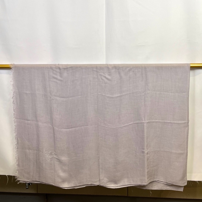 莉亞精品♡ Chanel 大象灰銀珠雙C披肩 二手美品-11