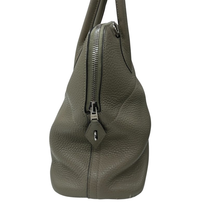 HERMÈS 愛馬仕 BOLIDE 31 手提肩背包 CLEMENCE 大象灰 銀扣-3