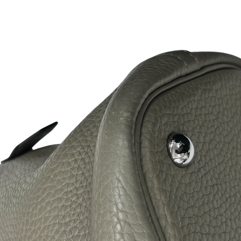 HERMÈS 愛馬仕 BOLIDE 31 手提肩背包 CLEMENCE 大象灰 銀扣-5