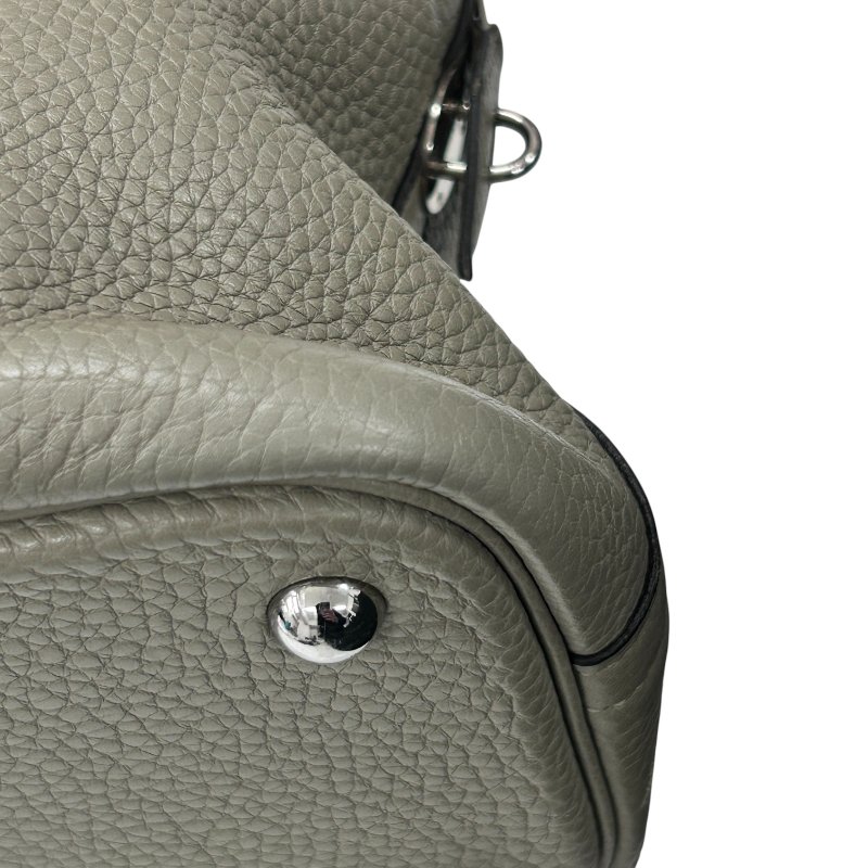 HERMÈS 愛馬仕 BOLIDE 31 手提肩背包 CLEMENCE 大象灰 銀扣-7