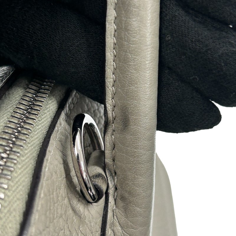 HERMÈS 愛馬仕 BOLIDE 31 手提肩背包 CLEMENCE 大象灰 銀扣-12