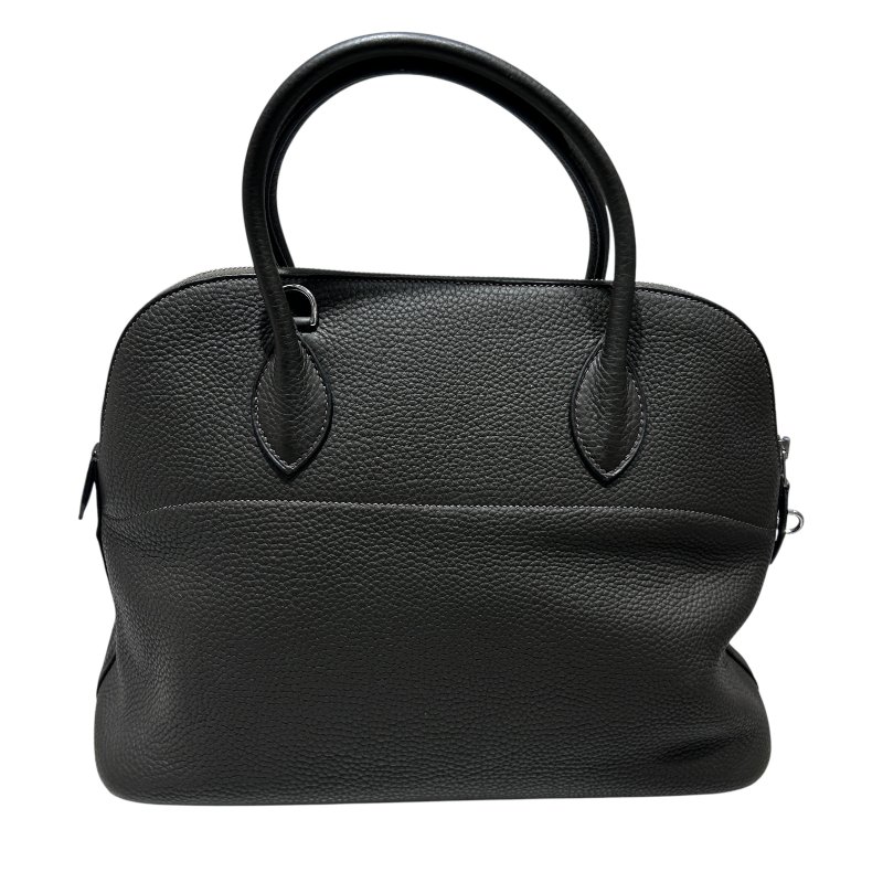 HERMÈS 愛馬仕 BOLIDE 31 CLEMENCE  墨綠色 銀扣-1