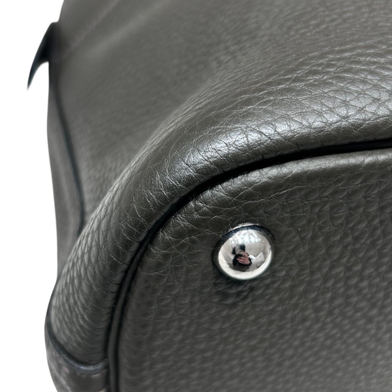 HERMÈS 愛馬仕 BOLIDE 31 CLEMENCE  墨綠色 銀扣-8