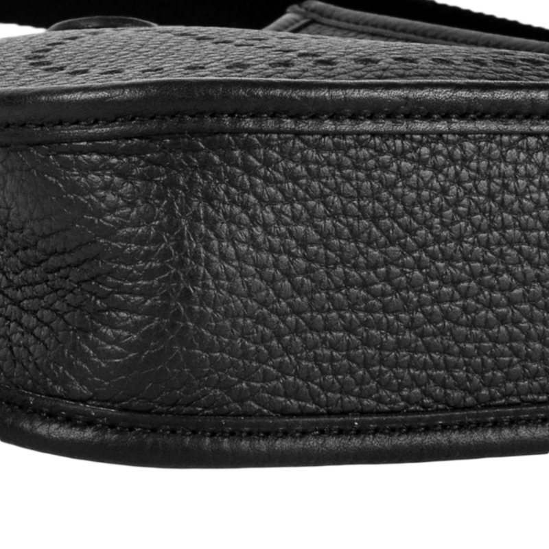 愛馬仕 (Hermes) Evelyn TPM 單肩背包，採用 Taurillon Clemence 皮革，飾有 B 字印記和黑色銀色五金配件。-4