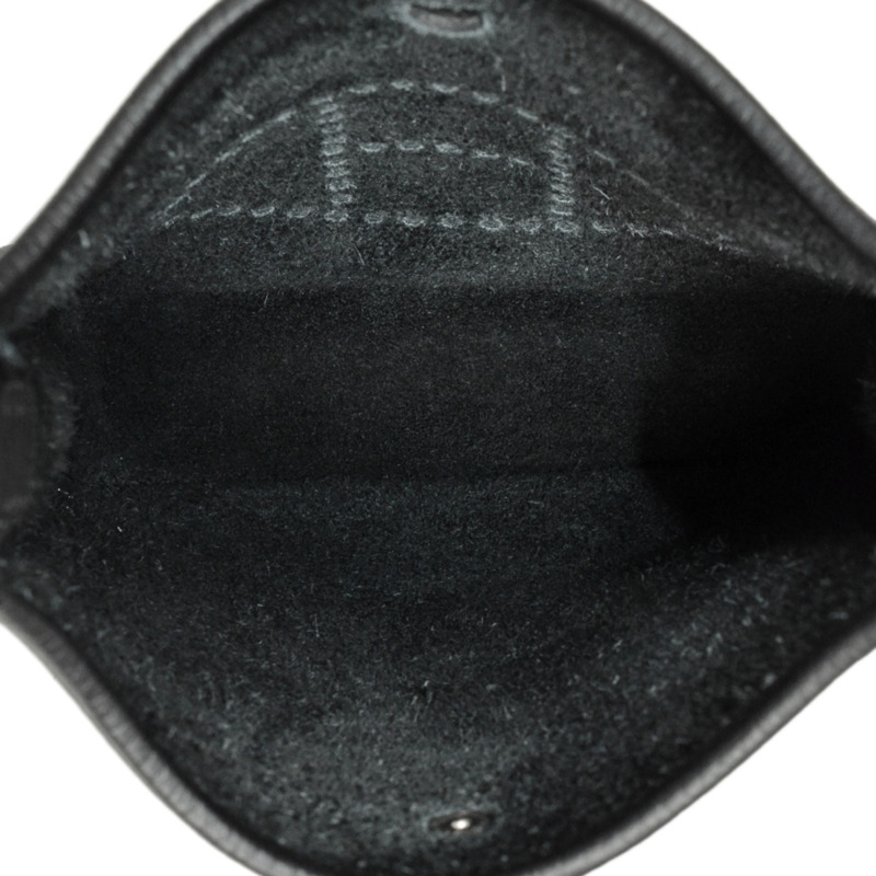 愛馬仕 (Hermes) Evelyn TPM 單肩背包，採用 Taurillon Clemence 皮革，飾有 B 字印記和黑色銀色五金配件。-5