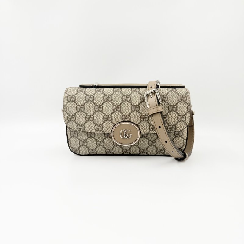 GUCCI - Gucci Petite GG橫版手提斜背郵差包╻Mini-0