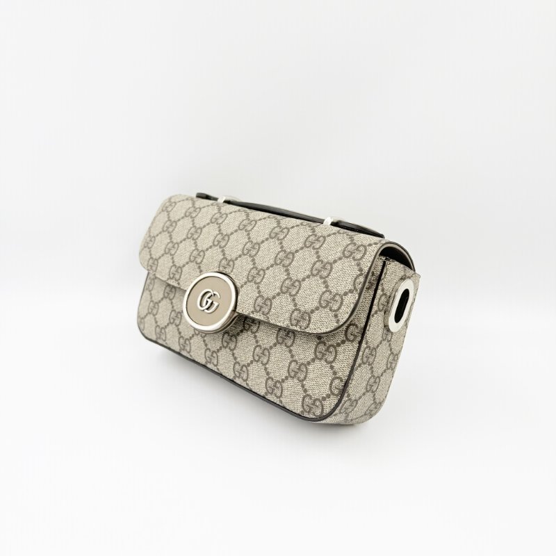 GUCCI - Gucci Petite GG橫版手提斜背郵差包╻Mini-2