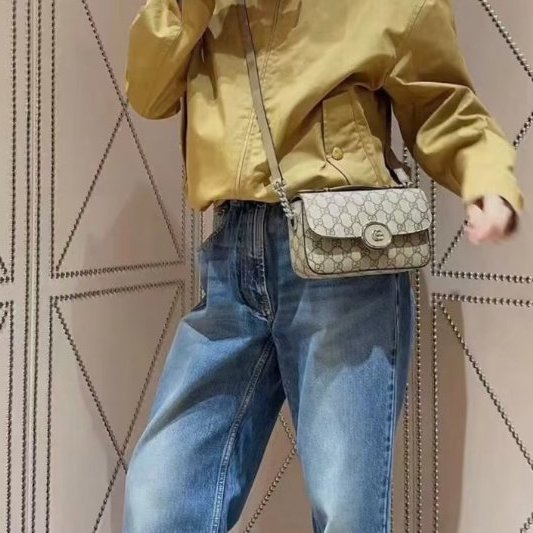 GUCCI - Gucci Petite GG橫版手提斜背郵差包╻Mini-4