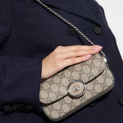 GUCCI - Gucci Petite GG橫版手提斜背郵差包╻Mini