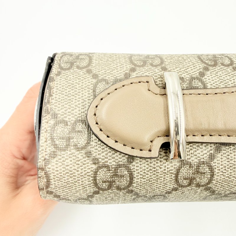 GUCCI - Gucci Petite GG橫版手提斜背郵差包╻Mini-12