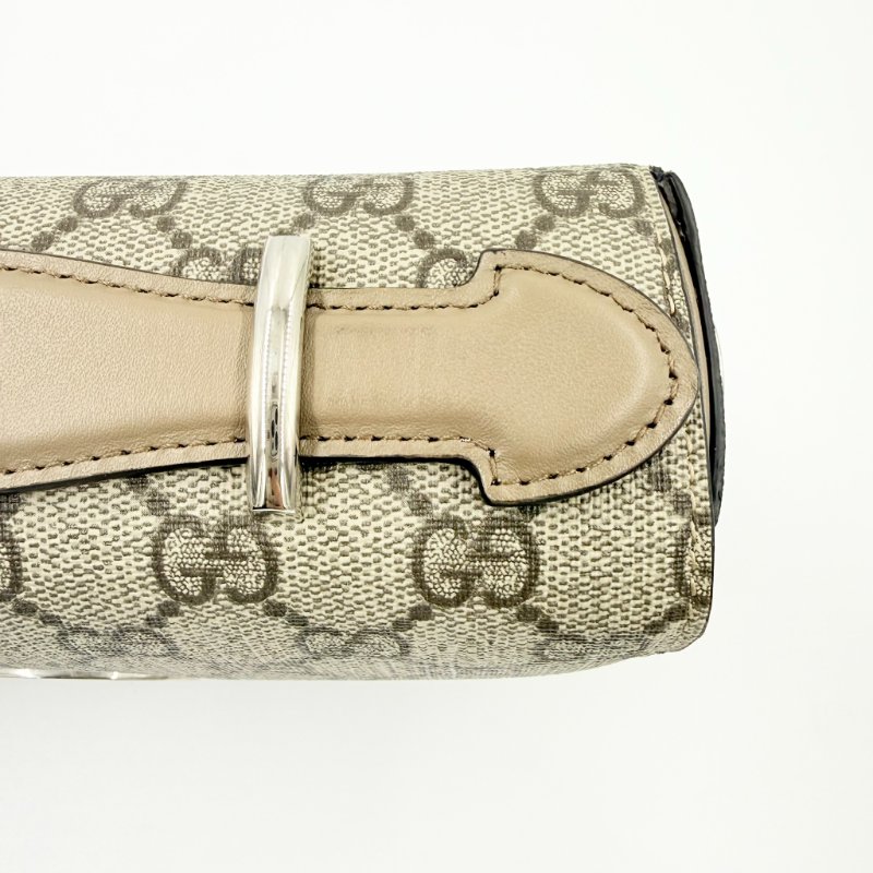 GUCCI - Gucci Petite GG橫版手提斜背郵差包╻Mini-13