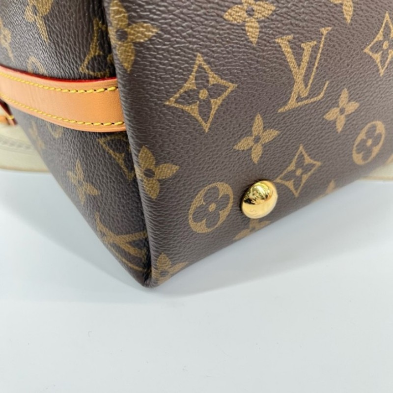 zz wtt zzz LV路易威登 24年全套 芯片款 Carryall PM小號子母包 經典老花滿印購物袋 塗層帆布拼牛皮飾邊 手提單肩包托特包 女款 棕色-9