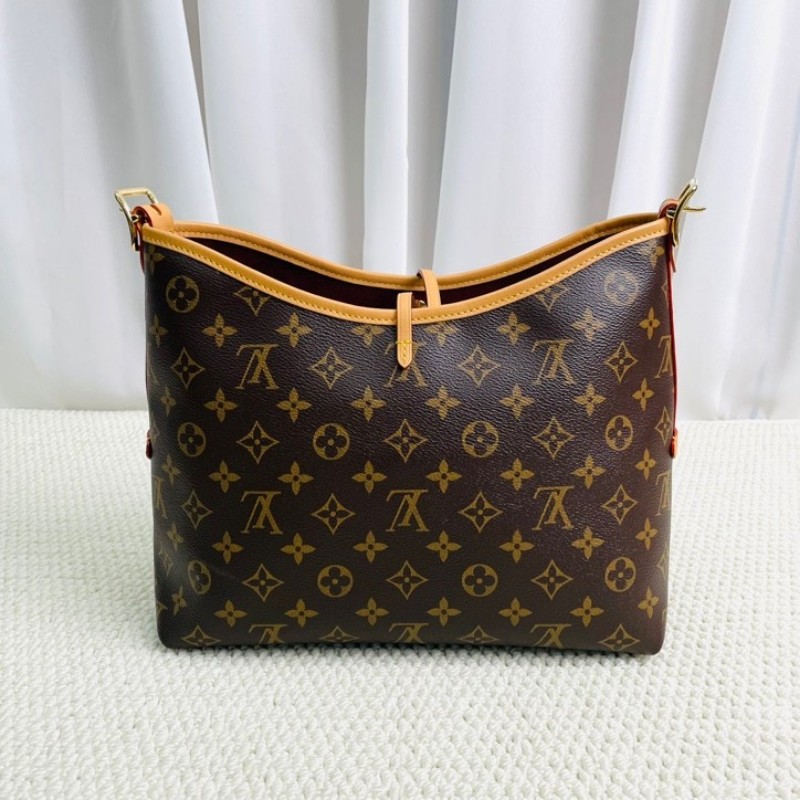LOUIS VUITTON  芯片款 Carryall PM 經典老花滿印購物袋 子母包手提單肩包托特包-6