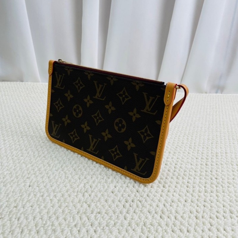 LOUIS VUITTON  芯片款 Carryall PM 經典老花滿印購物袋 子母包手提單肩包托特包-8