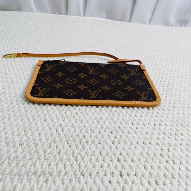 LOUIS VUITTON  芯片款 Carryall PM 經典老花滿印購物袋 子母包手提單肩包托特包-10