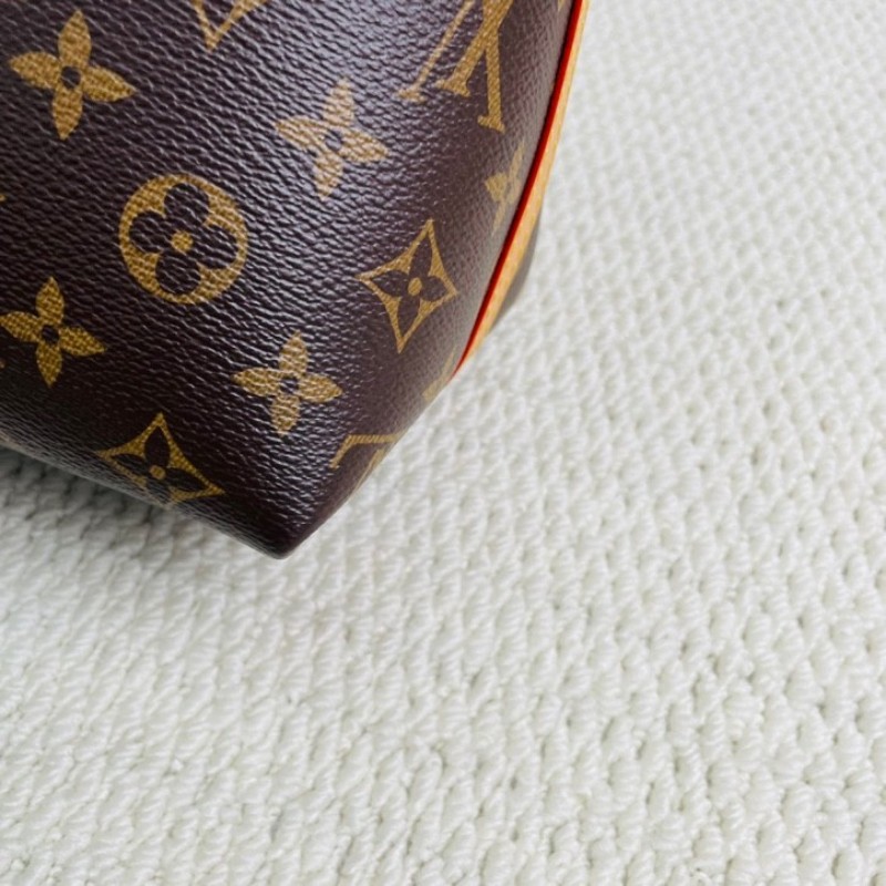 LOUIS VUITTON  芯片款 Carryall PM 經典老花滿印購物袋 子母包手提單肩包托特包-12