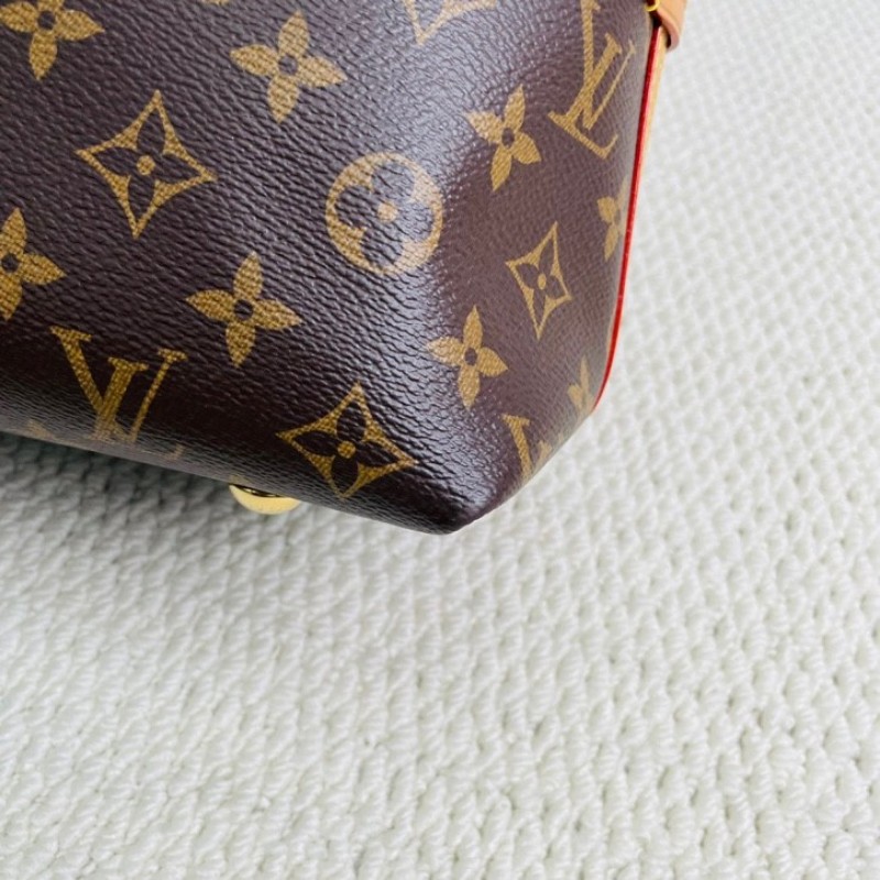 LOUIS VUITTON  芯片款 Carryall PM 經典老花滿印購物袋 子母包手提單肩包托特包-13
