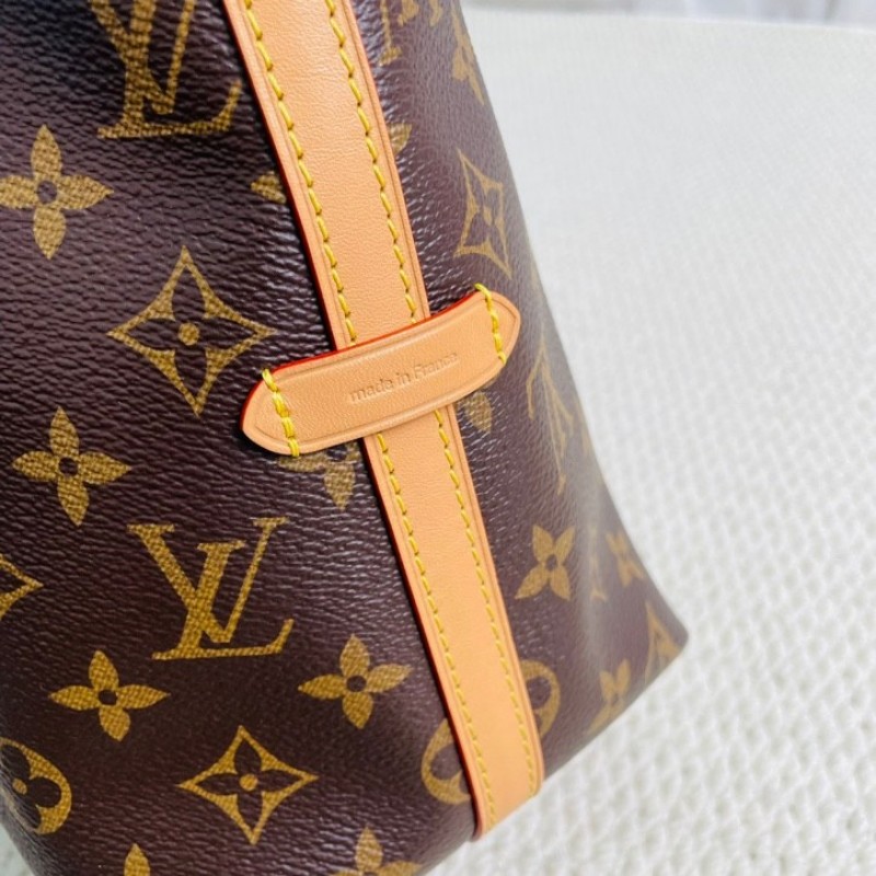 LOUIS VUITTON  芯片款 Carryall PM 經典老花滿印購物袋 子母包手提單肩包托特包-23