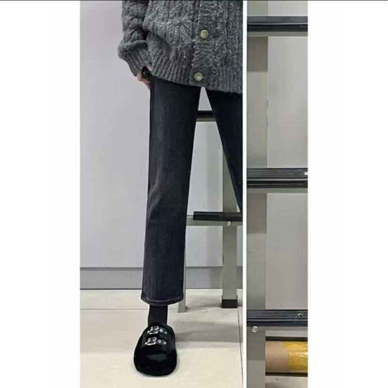 Polo Ralph Lauren 青年款黑灰修身彈性牛仔褲-2