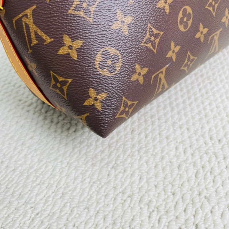 lrz hz ZZZ LOUIS VUITTON  芯片款 Carryall PM 經典老花滿印購物袋 手提單肩包托特包-9
