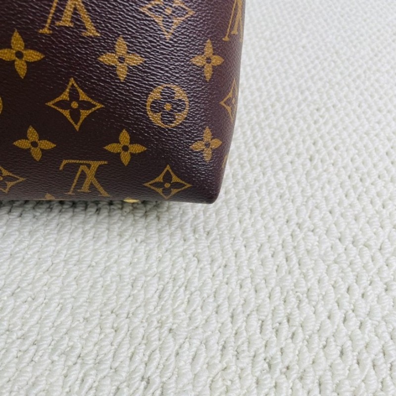 lrz hz ZZZ LOUIS VUITTON  芯片款 Carryall PM 經典老花滿印購物袋 手提單肩包托特包-10