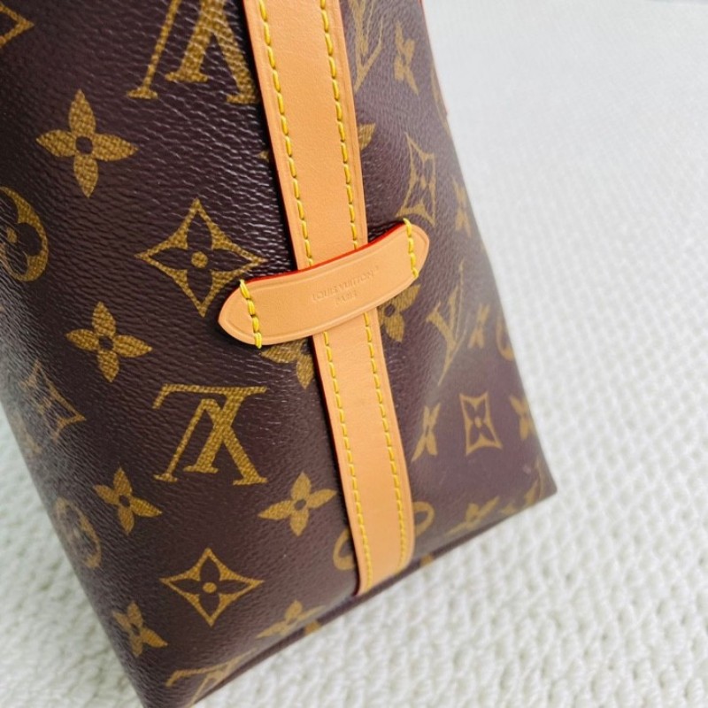 lrz hz ZZZ LOUIS VUITTON  芯片款 Carryall PM 經典老花滿印購物袋 手提單肩包托特包-20