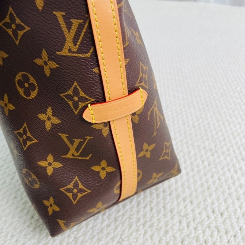 lrz hz ZZZ LOUIS VUITTON  芯片款 Carryall PM 經典老花滿印購物袋 手提單肩包托特包-21