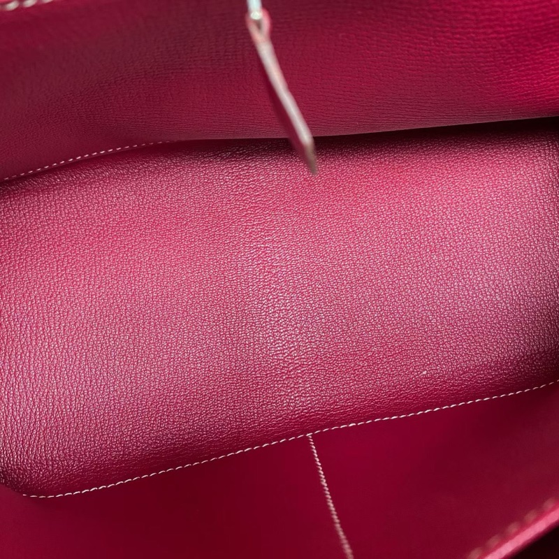 Hermes Kelly32 K32 框O 糖果粉 內裡石榴紅 epsom皮 32*23*12 98新配件肩帶鑰匙鎖塵袋雨衣-2
