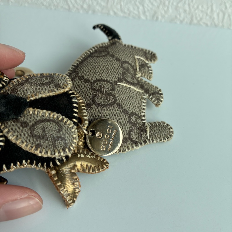 Gucci法鬥老花吊飾 閒置絕版品-2