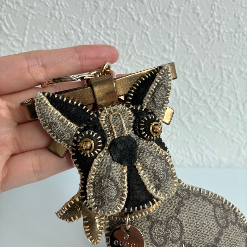 Gucci法鬥老花吊飾 閒置絕版品-3