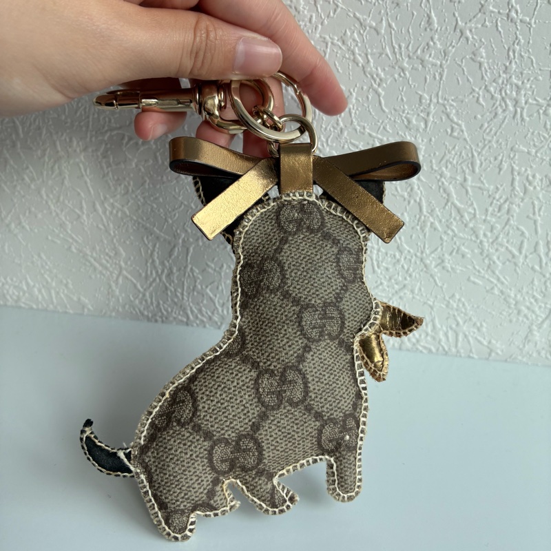 Gucci法鬥老花吊飾 閒置絕版品-4