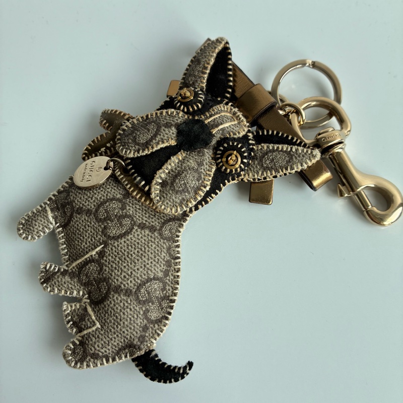 Gucci法鬥老花吊飾 閒置絕版品-7