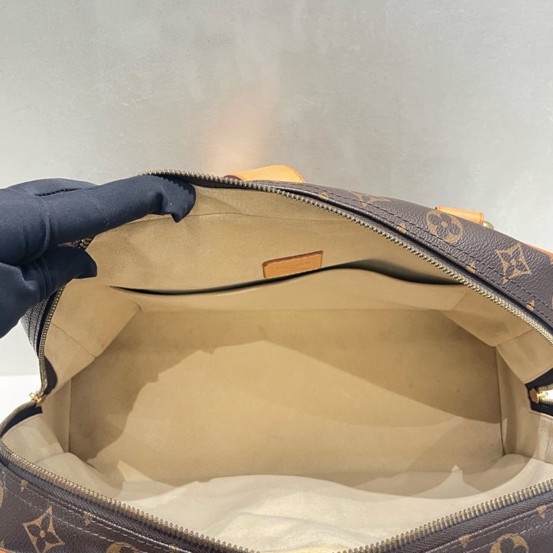 98新 LV路易威登中號曼哈頓手提包-6