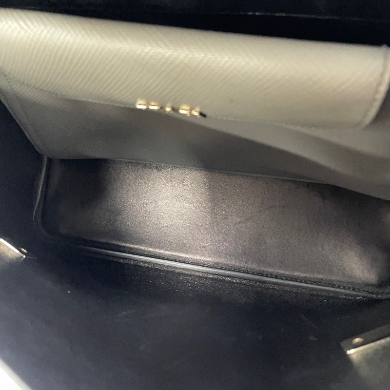 Prada turn lock 系列手提公事包 牙籤紋牛皮29*22*15  98新配件塵袋-2
