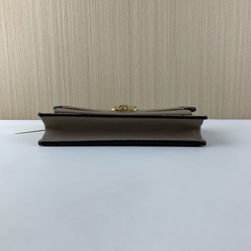 LV  Vavin WOC 大象灰 壓紋 芯片款19*12*5 98新盒子塵袋-4