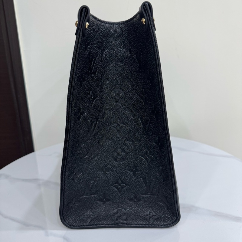 JK國際二手精品✨LV on the go MM 黑壓紋 晶片款 專櫃11.5萬‼️-5