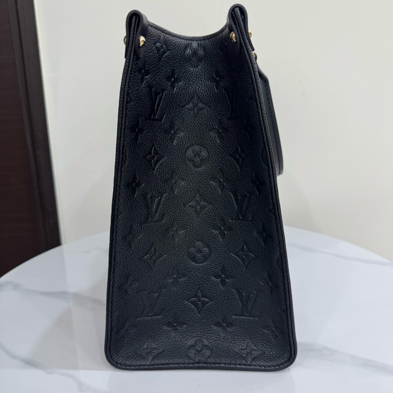 JK國際二手精品✨LV on the go MM 黑壓紋 晶片款 專櫃11.5萬‼️-6