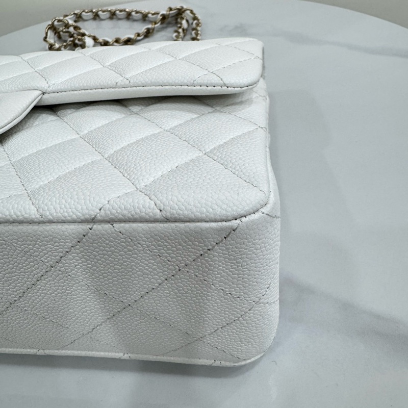 JK國際二手精品✨Chanel CF23荔枝牛皮 專櫃35萬多‼️-10