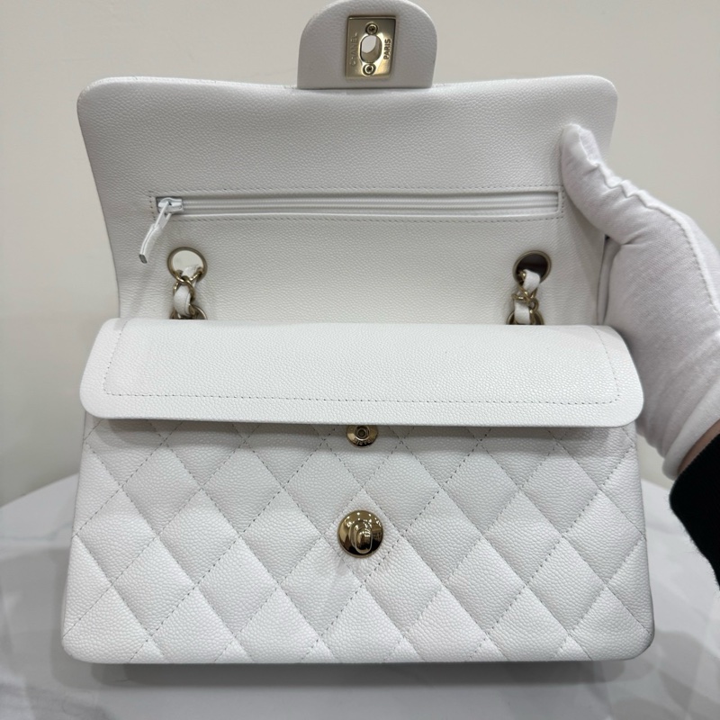 JK國際二手精品✨Chanel CF23荔枝牛皮 專櫃35萬多‼️-13