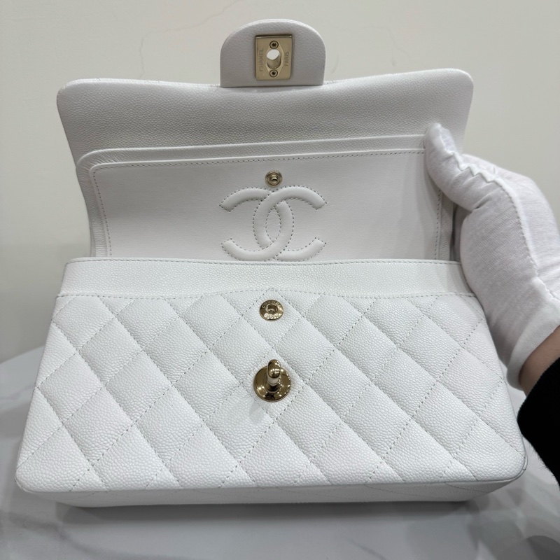 JK國際二手精品✨Chanel CF23荔枝牛皮 專櫃35萬多‼️-14