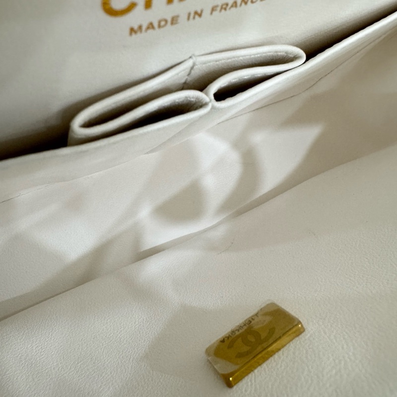 JK國際二手精品✨Chanel CF23荔枝牛皮 專櫃35萬多‼️-17