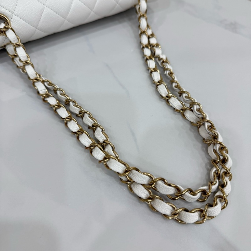 JK國際二手精品✨Chanel CF23荔枝牛皮 專櫃35萬多‼️-18