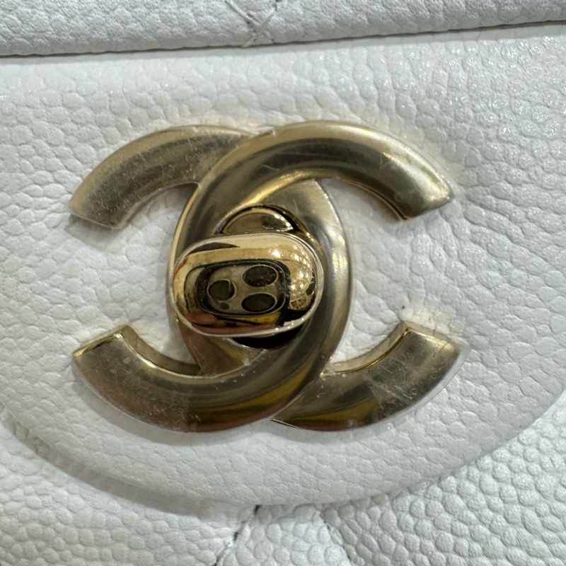 JK國際二手精品✨Chanel CF23荔枝牛皮 專櫃35萬多‼️-19