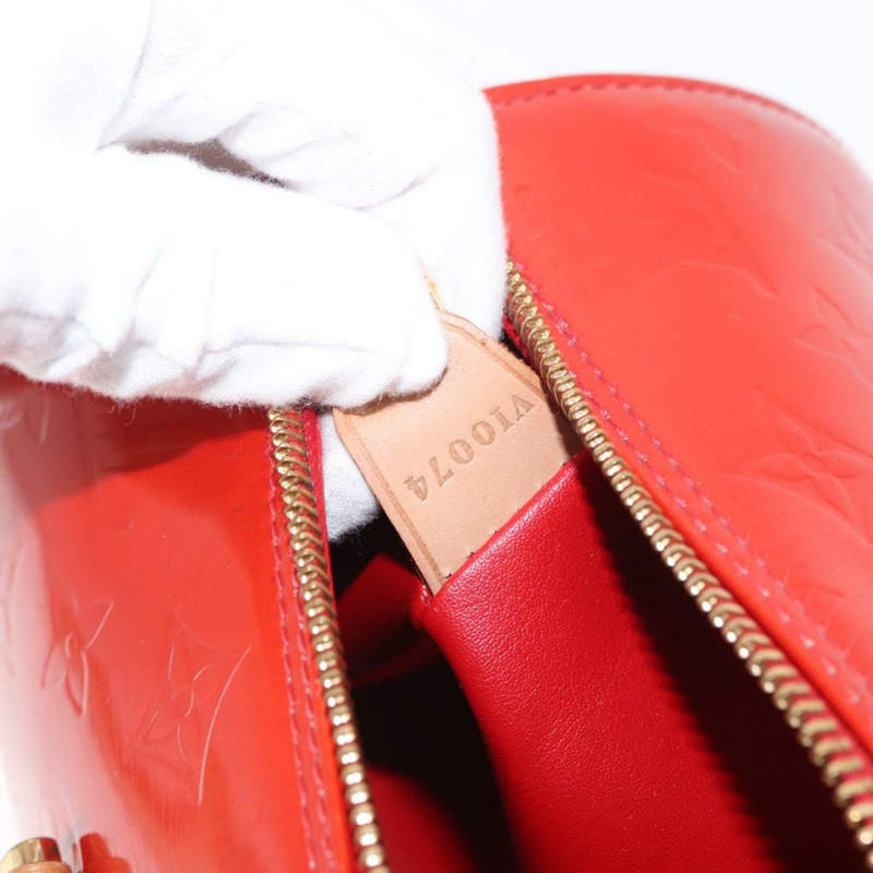 【日本直送】路易威登 Monogram Vernis Bedford 手提包 紅色 M91328 LV 正品 165164-11