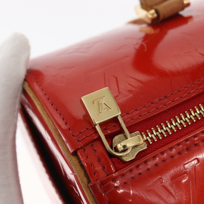 【日本直送】路易威登 Monogram Vernis Bedford 手提包 紅色 M91328 LV 正品 165164-16