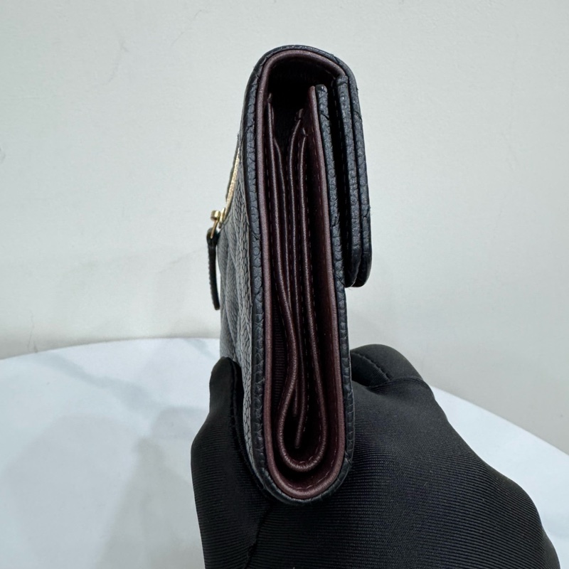 JK國際二手精品✨Chanel三折短夾荔枝牛皮 黑金-3