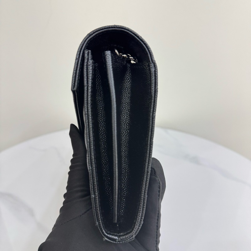 JK國際二手精品✨ YSL Woc 黑銀大款 22cm-4