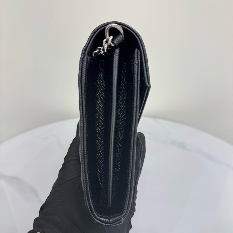 JK國際二手精品✨ YSL Woc 黑銀大款 22cm-5