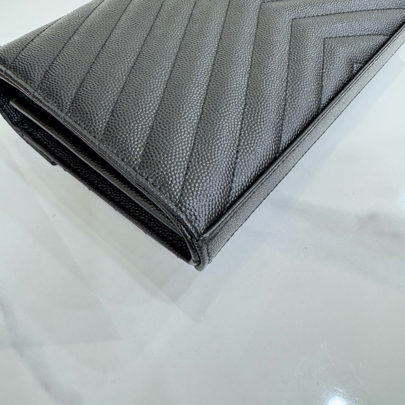 JK國際二手精品✨ YSL Woc 黑銀大款 22cm-10